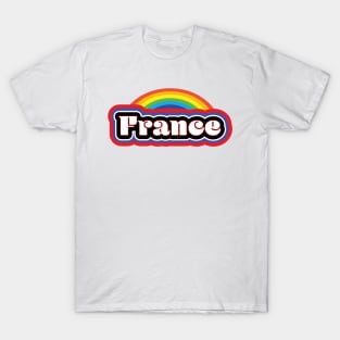 France Pride Rainbow T-Shirt